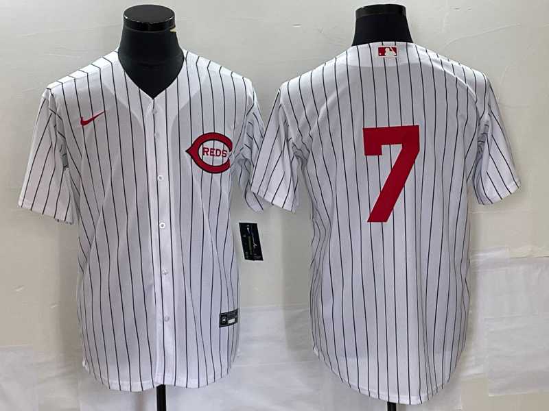 Men's Cincinnati Reds #7 Spencer Steer White 2022 Field of Dreams Cool Base Jersey,We sell and wholesale Men's Cincinnati Reds #7 Spencer Steer White 2022 Field of Dreams Cool Base Jersey on line form chian!